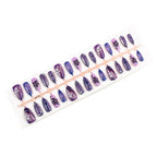 Press-On Nail Set Floral Design Durable & Lightweight