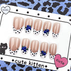 Press-On Nail Set Floral Design Easy Application
