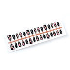 Press-On Nail Set Floral Design & Easy Application