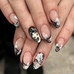Press-On Nail Set Floral Design Easy Application