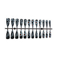 Press-On Nail Set Floral Design & Easy Application
