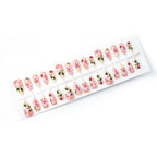 Press-On Nail Set Floral Design Easy Application & Long-Lasting Wear