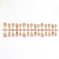 Press-On Nail Set Floral Design Glue-Free Long-Lasting
