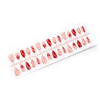 Press-On Nail Set Floral Design & Long-Lasting