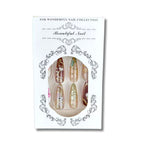 Press-On Nail Set Floral Design Long-Lasting & Comfortable Fit