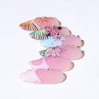 Press-On Nail Set Floral Design & Long-Lasting Wear