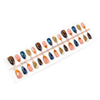 Press-On Nail Set Floral Design & Long-Lasting Wear