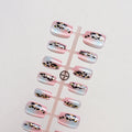 Press-On Nail Set Floral Design Multiple Sizes