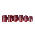 Press-On Nail Set Floral Design Multiple Sizes Adhesive Tabs