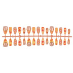 Press-On Nail Set Floral Design No Glue & Long-Lasting