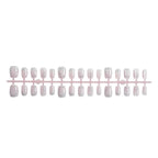 Press-On Nail Set Floral Design Peel-And-Stick Reusable