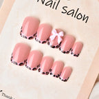 Press-On Nail Set Floral Design Peel & Apply Long-Lasting