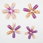 Press-On Nail Set Floral Design Peel & Stick 24 Pieces