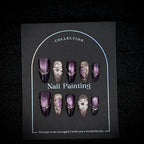 Press-On Nail Set Floral Design Peel & Stick Multiple Sizes