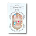 Press-On Nail Set Floral Design Reusable & Comfortable Fit