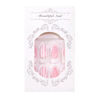 Press-On Nail Set Floral Design Reusable & Easy Application