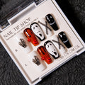Press-On Nail Set Floral Design Reusable & Long-Lasting
