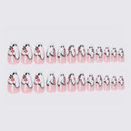 Press-On Nail Set Floral Design Self-Adhesive Long-Lasting