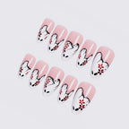 Press-On Nail Set Floral Design Self-Adhesive Long-Lasting