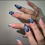 Press-On Nail Set Floral Designs 24 Pieces Easy Application
