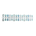 Press-On Nail Set Floral Designs & Adhesive Kit