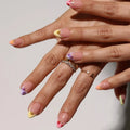 Press-On Nail Set Floral Designs Comfort Fit Long-Lasting Wear