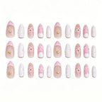 Press-On Nail Set Floral Designs Durable & Comfortable Fit