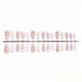 Press-On Nail Set Floral Designs Durable & Comfortable Fit