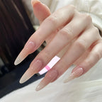 Press-On Nail Set Floral Designs Easy Application