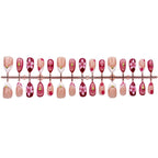Press-On Nail Set Floral Designs Easy-Apply & Long-Lasting
