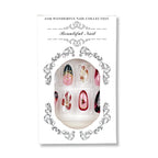 Press-On Nail Set Floral Designs Long-Lasting Wear