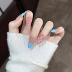 Press-On Nail Set Floral Designs Peel & Stick
