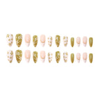 Press-On Nail Set Floral Designs Peel & Stick