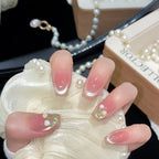 Press-On Nail Set Floral Designs Quick & Comfortable