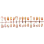 Press-On Nail Set Floral Designs Reusable & Easy Application