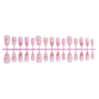 Press-On Nail Set Floral & Embellished Adhesive Included