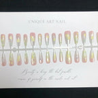Press-On Nail Set Floral Embellished Easy Application & Comfortable Fit