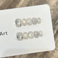 Press-On Nail Set Floral Embellished No-Glue & Comfortable Fit