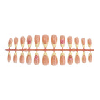 Press-On Nail Set Floral Embellishments & Easy Application