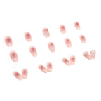 Press-On Nail Set Floral Embellishments Glue-On & Long-Lasting Wear