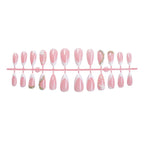 Press-On Nail Set Floral & Gem Embellished Adhesive Tabs