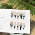 Press-On Nail Set Floral & Geometric Comfort Fit