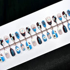 Press-On Nail Set Floral & Geometric Peel-And-Stick