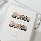 Press-On Nail Set Floral & Glam No Glue