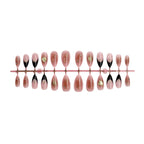Press-On Nail Set Floral Glitter Easy-Apply Adhesive