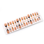 Press-On Nail Set Floral & Leopard Adhesive-Backed