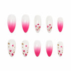 Press-On Nail Set Floral Ombre Peel & Press