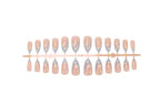 Press-On Nail Set Floral Pastel Pre-Sized & Adhesive Included