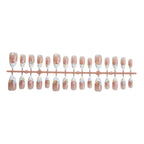 Press-On Nail Set Floral Pastel & Quick Application