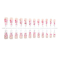 Press-On Nail Set Floral Pattern Durable & Comfortable Fit